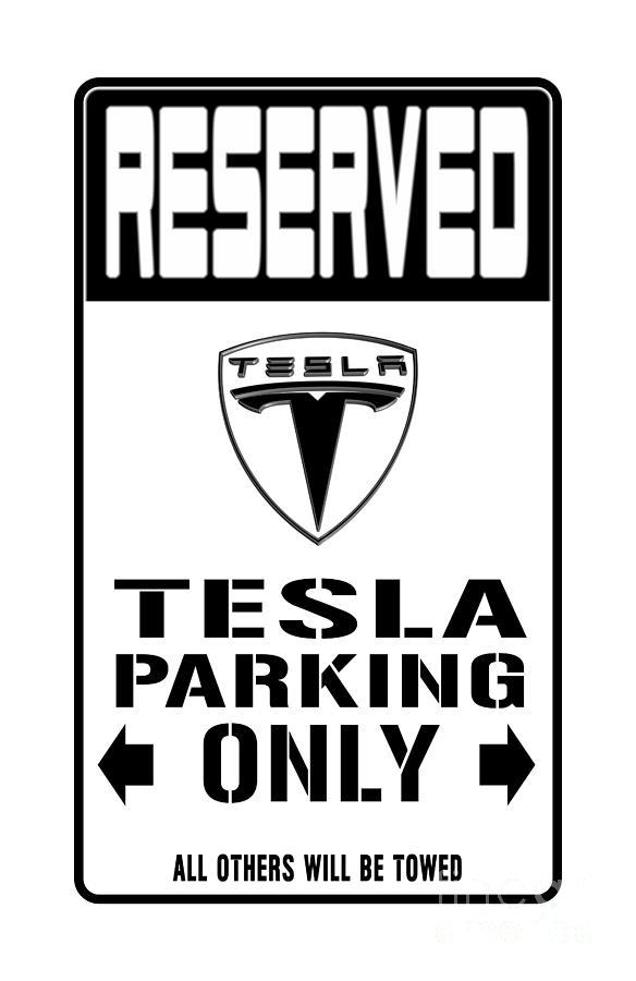 Tesla Parking Reserved Photograph by Stefano Senise