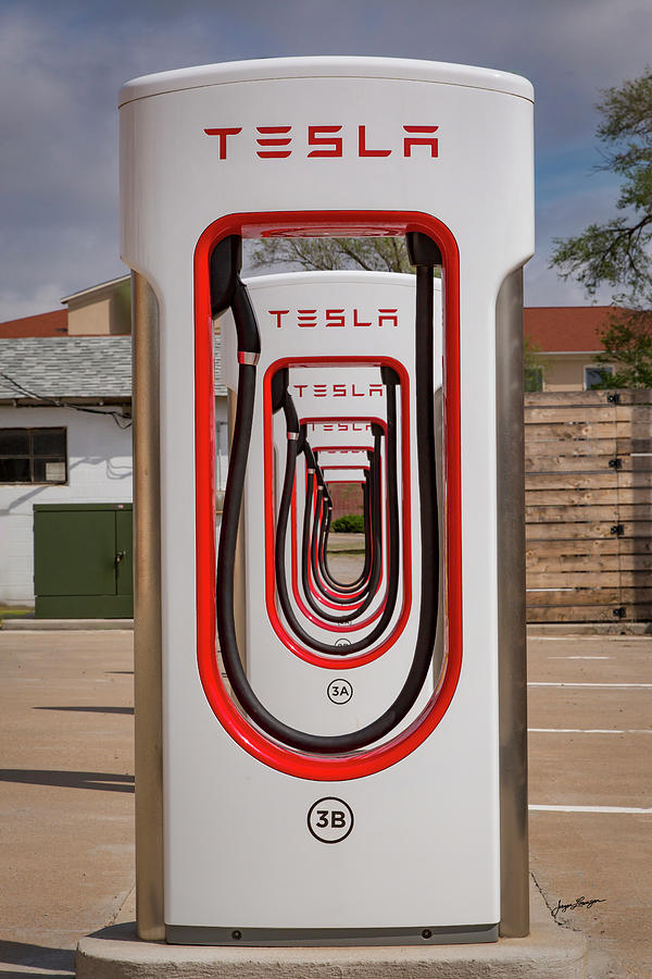 Tesla Superchargers Photograph by Jurgen Lorenzen