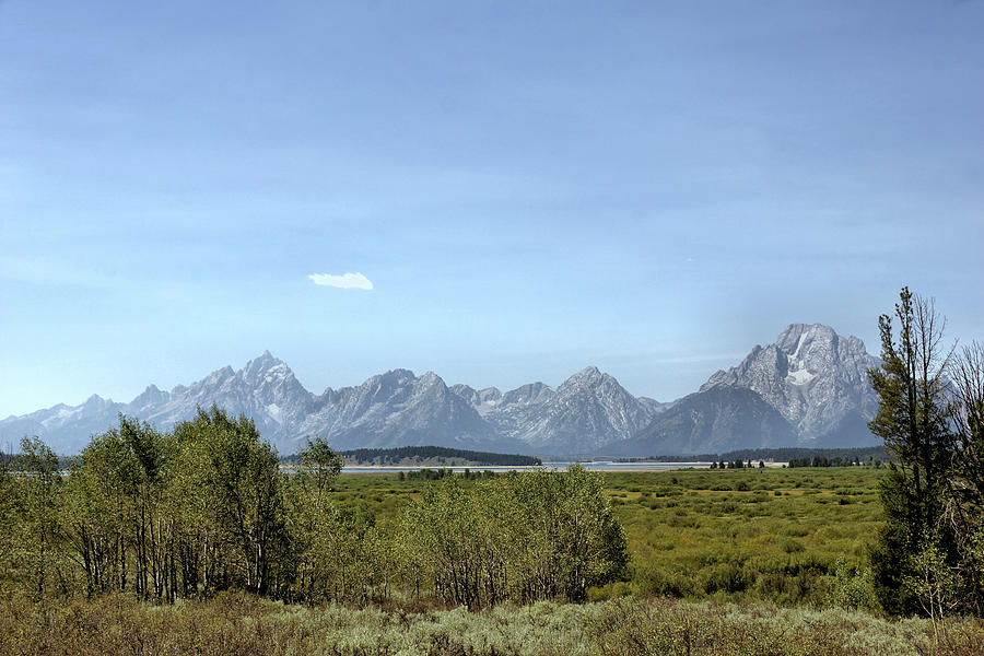 Teton Mountains At Colter Bay - Grand Teton National Park Photograph by ...