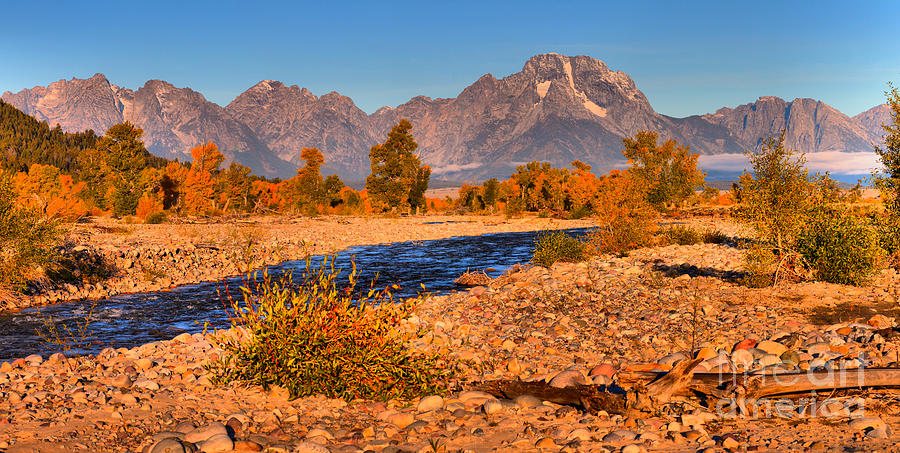 Teton National Forest Spread Creek Morning Photograph by Adam Jewell