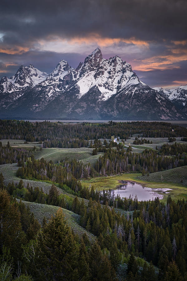 National Parks Photograph - Teton Overlook Vertical by Ryan Smith