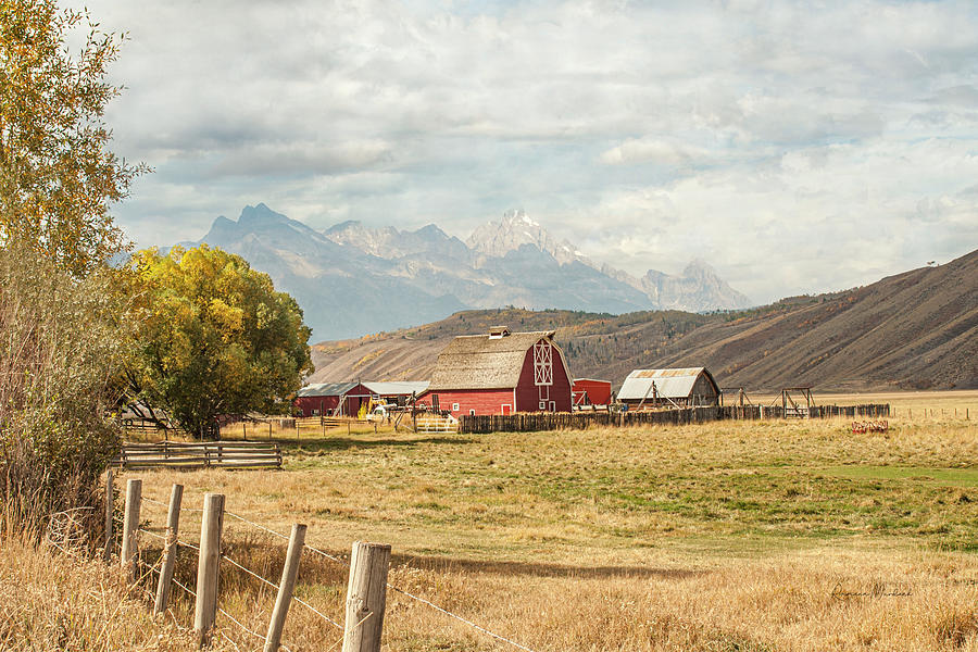 Teton Ranch Digital Art by Ramona Murdock | Fine Art America