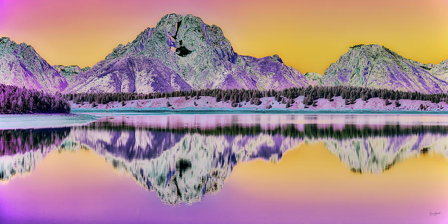 Teton reflections Photograph by Bruce Block Teton reflections Photograph by Bruce Block