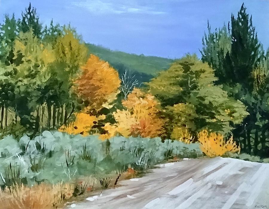 Teton Sage Painting by Outre Art Natalie Eisen