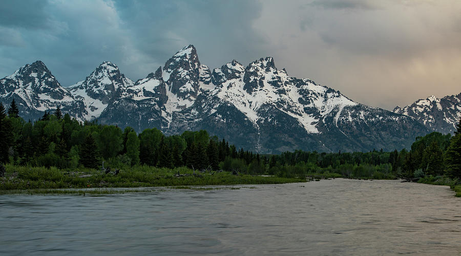 Tetons And Snake River Morning Photograph by Dan Sproul