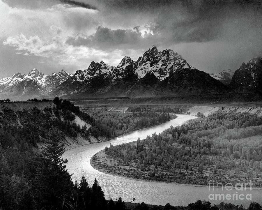 Tetons And The Snake River - 1942 Photograph by Doc Braham