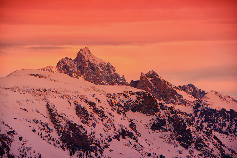 Tetons from the Southern Terminus of the Teton Crest Trail Photograph ...