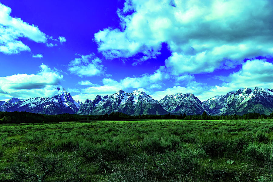 Tetons In The Distance Photograph