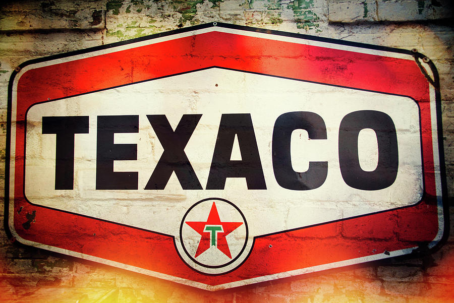 Texaco Sign Photograph by Lynn Bauer
