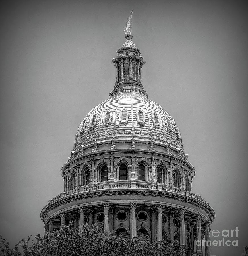 Texas Captitol Dome Photograph by Luther Fine Art