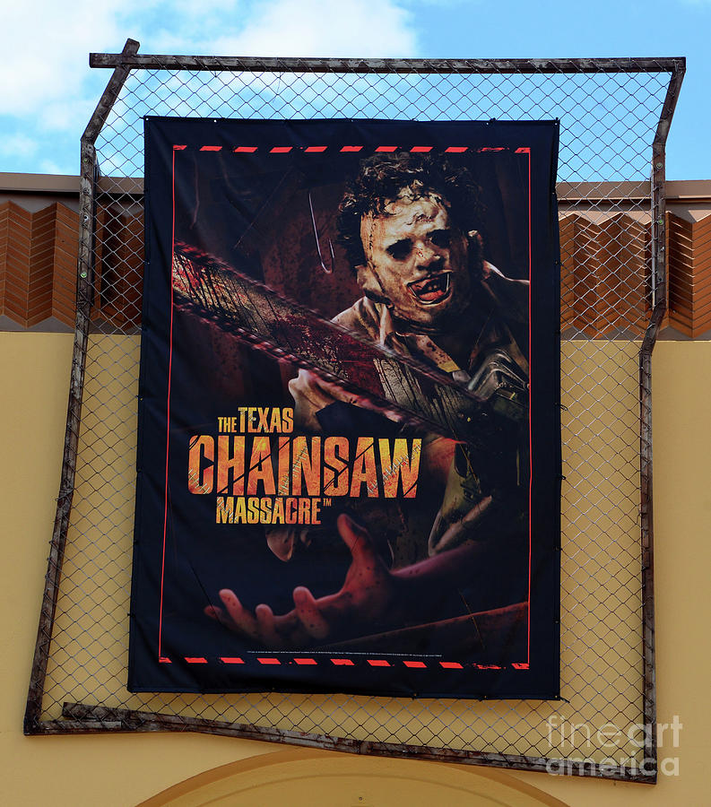 Texas Chainsaw Massacre sign HHN 30 Photograph by David Lee Thompson