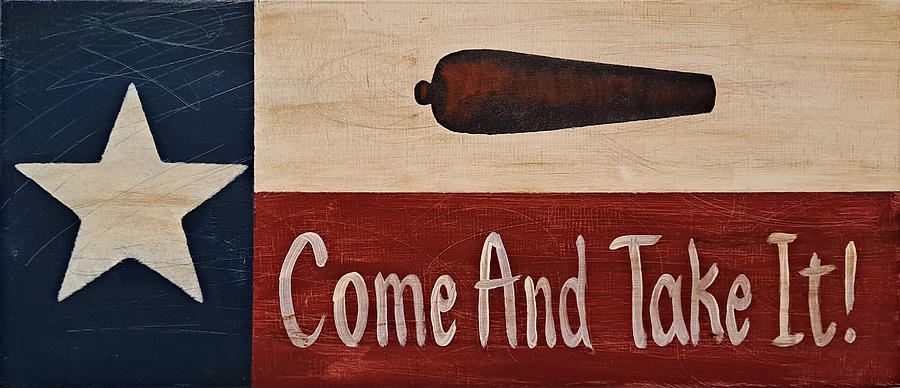 Texas Come And Get It Painting by Jimmie Bartlett