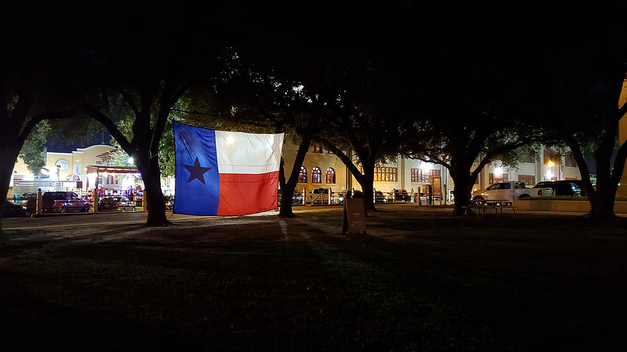 Texas Flag silhouette Photograph by Kenny Glover