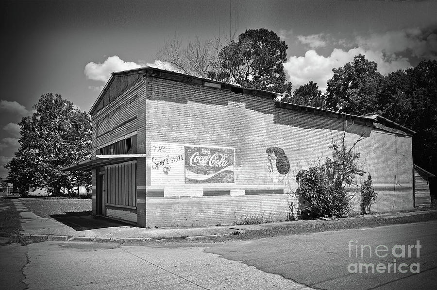 Texas Forgotten - Abandoned Store I BW Photograph by Chris Andruskiewicz
