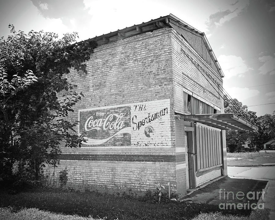 Texas Forgotten - Abandoned Store II BW Photograph by Chris Andruskiewicz