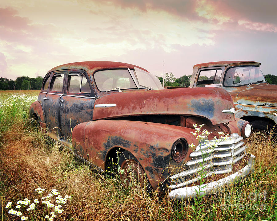 Texas Forgotten - Chevrolet Photograph by Chris Andruskiewicz