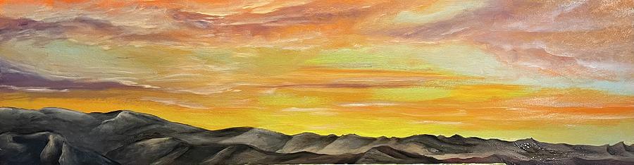 Big Bend National Park Painting - Texas in Panorama by Susan L Sistrunk