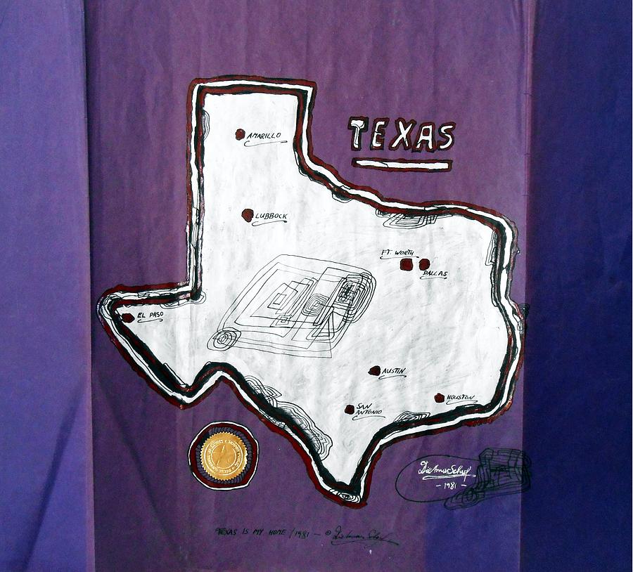 Texas is my Home Painting by Dietmar Scherf