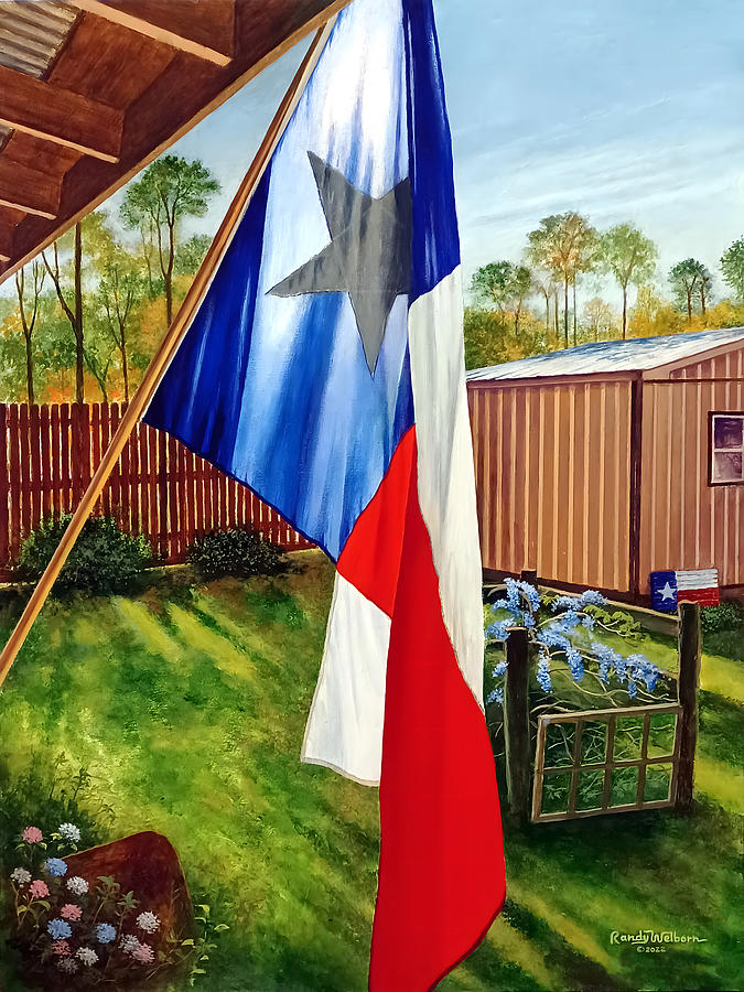 Texas Pride Painting by Randy Welborn