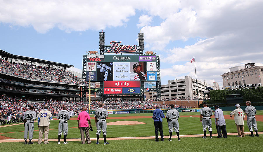 Texas Rangers v Detroit Tigers Photograph by Leon Halip Texas Rangers v Detroit Tigers Photograph by Leon Halip