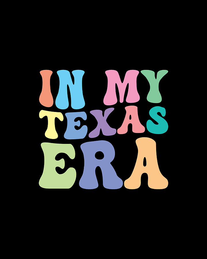 Texas Retro Groovy In My Texas Era Digital Art by Manuel Schmucker