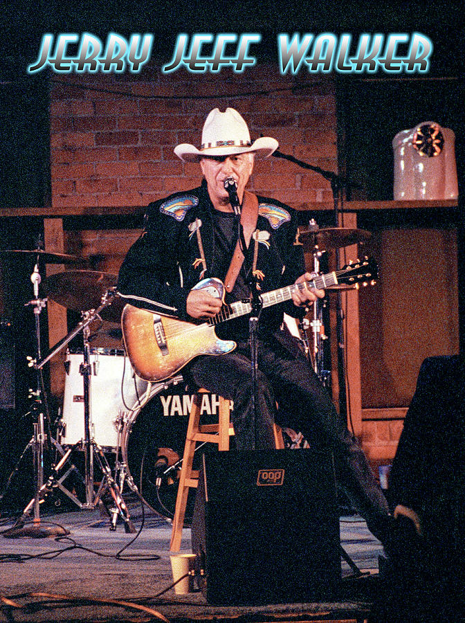 Texas Singer Songwriter Jerry Jeff Walker Photograph by Randall Nyhof