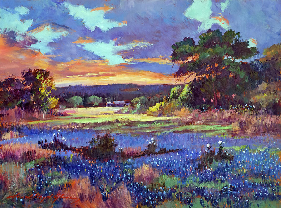 Texas Sky Painting by David Lloyd Glover