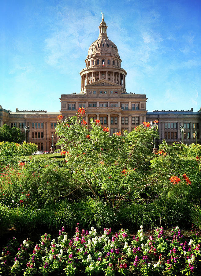 Texas State Capitol Vertical Photograph