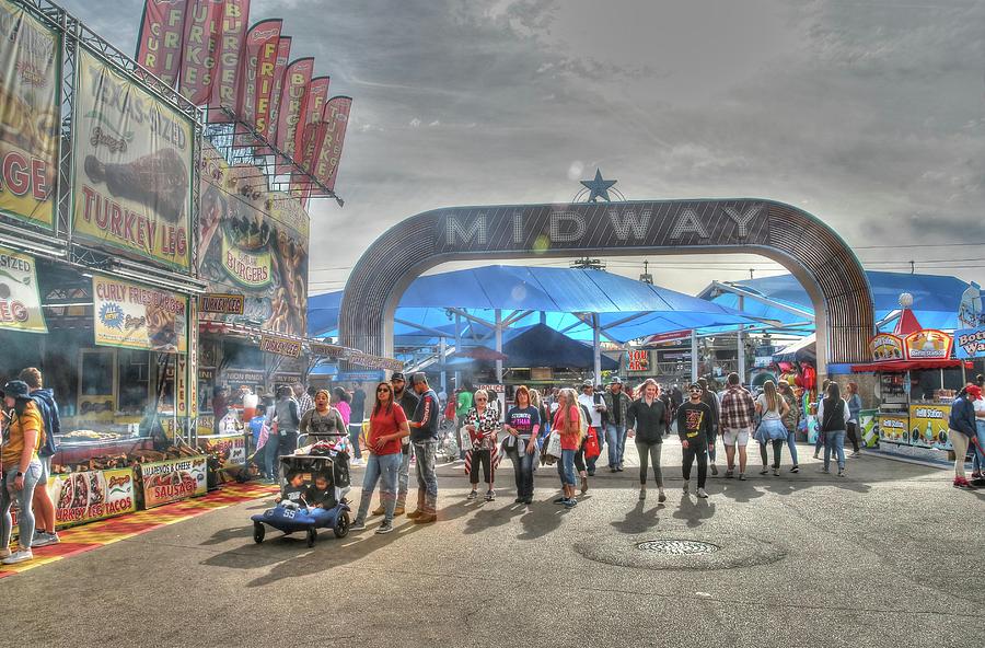 Texas State Fair Midway Photograph by Dyle Warren