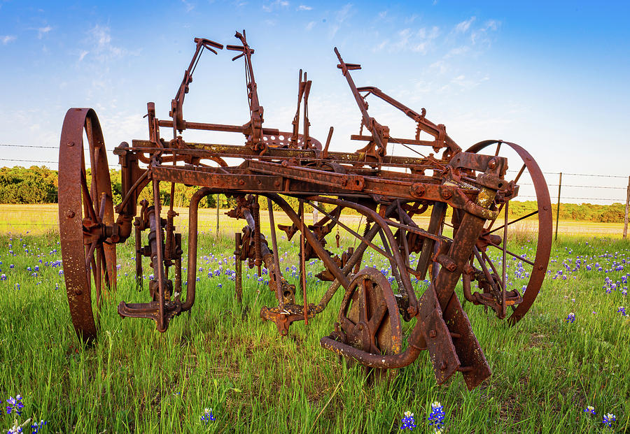 Texas Sunset Ranch Antiques 12 Photograph by Ron Long Ltd Photography