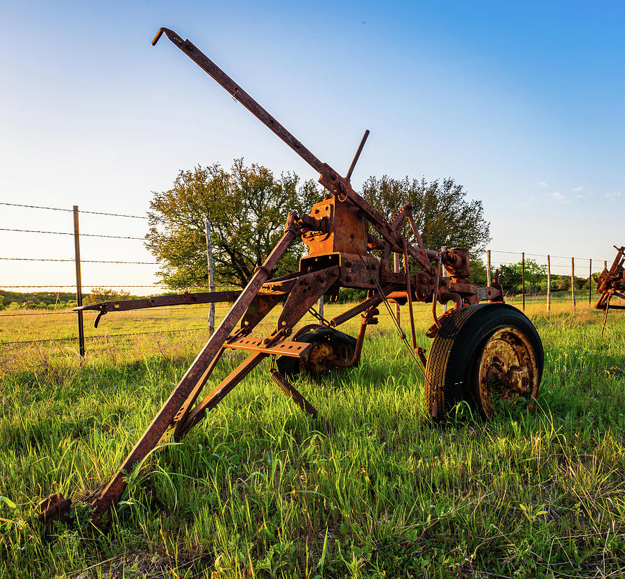 Texas Sunset Ranch Antiques 16 Photograph by Ron Long Ltd Photography