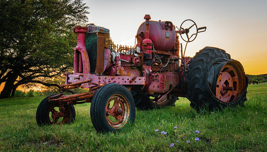 Texas Sunset Ranch Antiques 19 Photograph by Ron Long Ltd Photography