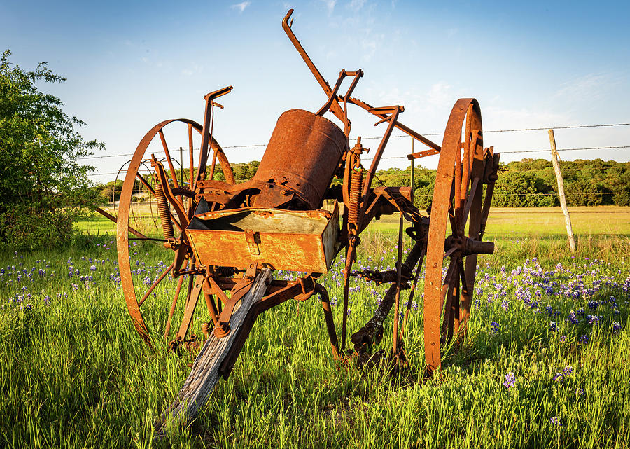 Texas Sunset Ranch Antiques 7 Photograph by Ron Long Ltd Photography