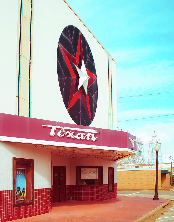 Movie Photograph - Texas Theater Kilgore by Sonja Quintero