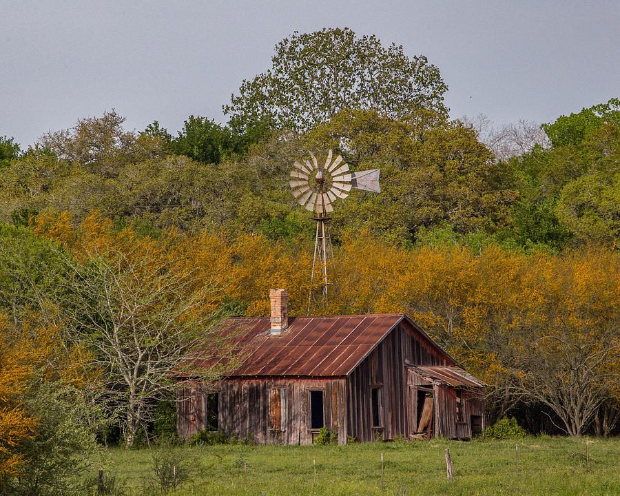 Texas Windmill Photograph by Kevin Craft
