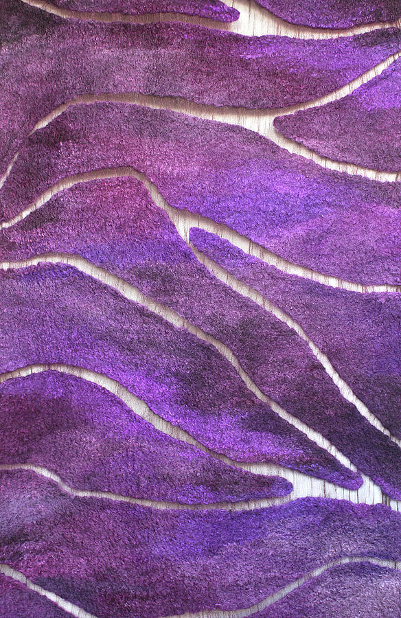 Textile Abstract Purple Fantasy Tapestry - Textile by Marina Shkolnik