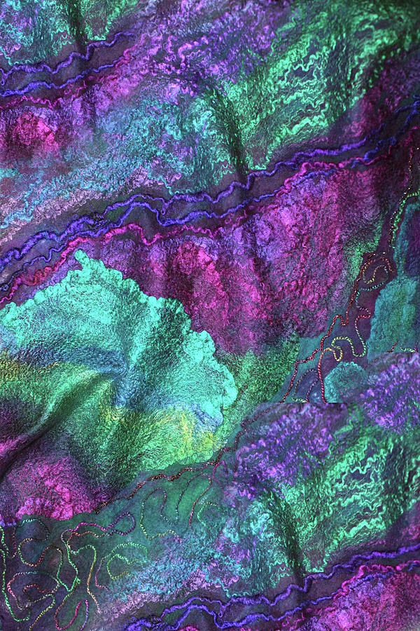 Textile Abstract Seascape Tapestry - Textile by Marina Shkolnik