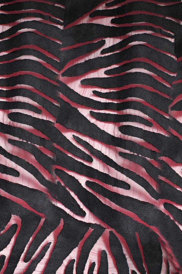 Textile Abstract Zebra Tapestry - Textile