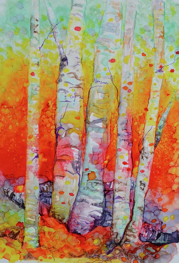 Texture Of A Fall Breeze Painting by Beverley Harper Tinsley