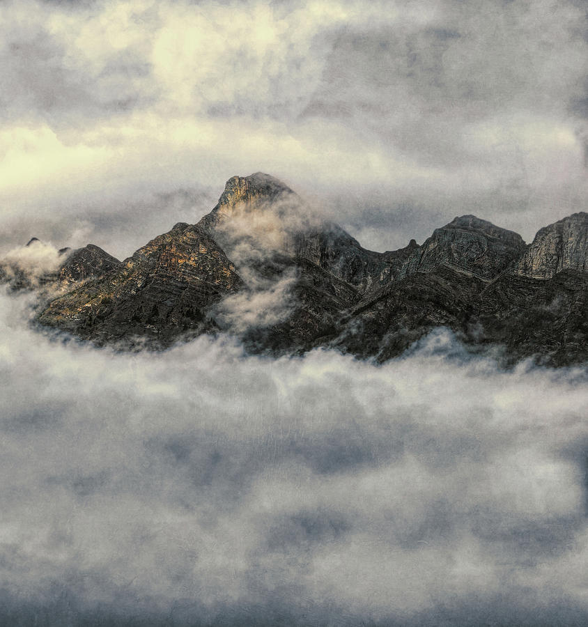 Textured Mountain Clouds Photograph by Dan Sproul