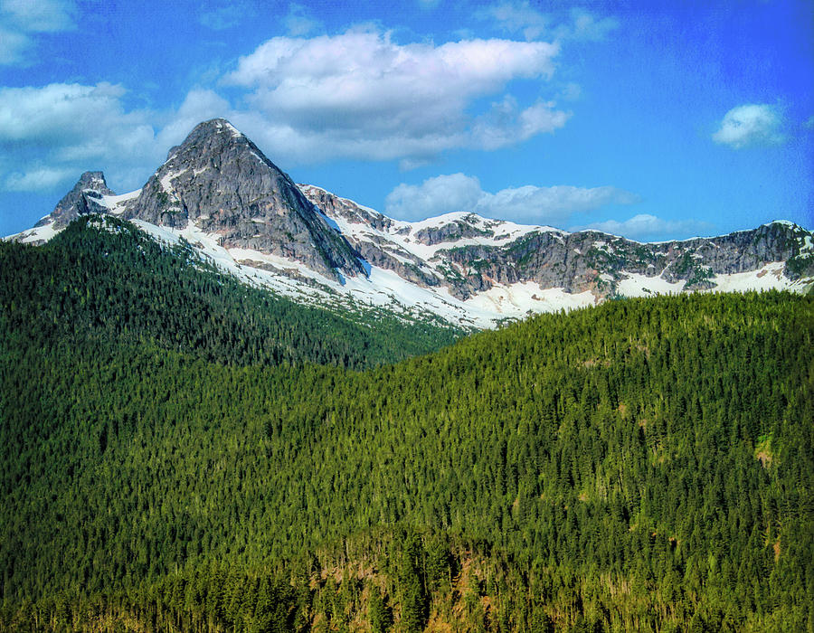 Textured North Cascades Landscape Photograph by Dan Sproul