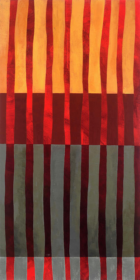 Textured Stripes #1 Painting by Jane Davies