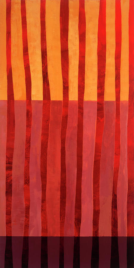 Textured Stripes #2 Painting by Jane Davies