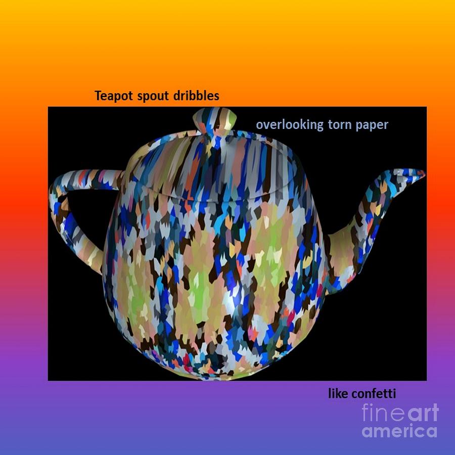 Th27 Teapot Haiku Spout Dribble Photograph