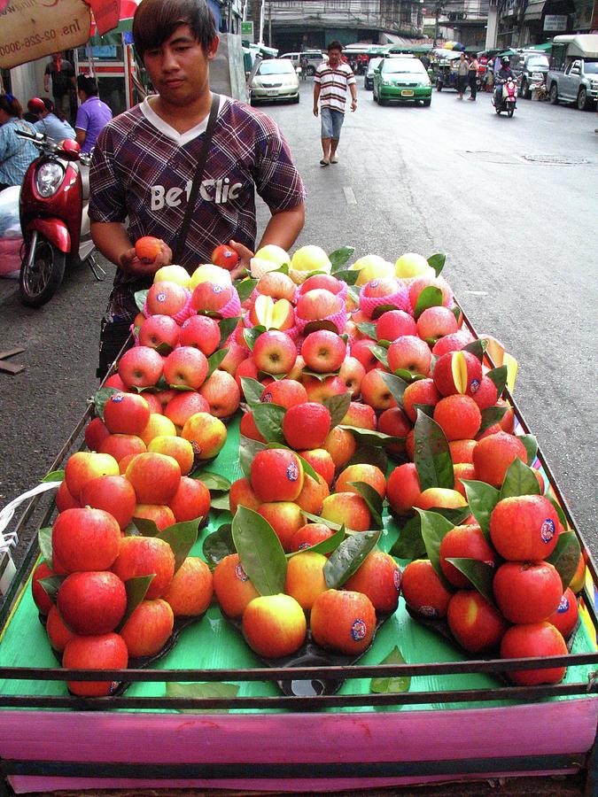 Transportation Photograph - Thai Apples by Matthew Adelman Transportation Photograph - Thai Apples by Matthew Adelman