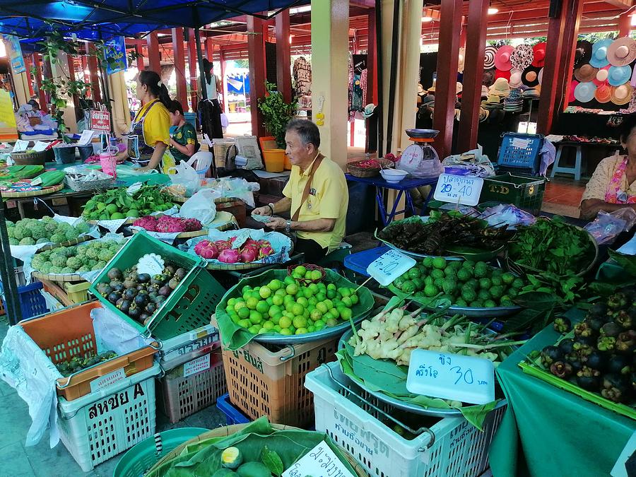 Thai Street Market Photograph by Chayada Kittimongkhonsuk - Fine Art ...