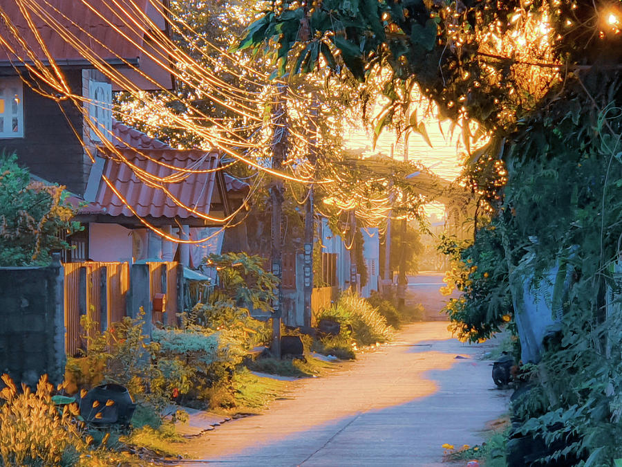 Thailand dawn Photograph by Jeremy Holton