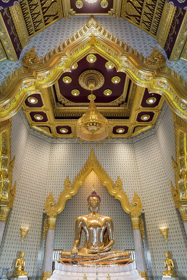 Thailand - Wat Traimit Golden Buddha in Bangkok  Photograph by Olivier Parent