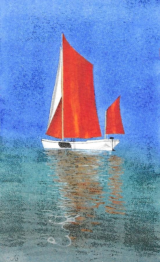 Thames Barge Painting by Jonathan Smith - Fine Art America