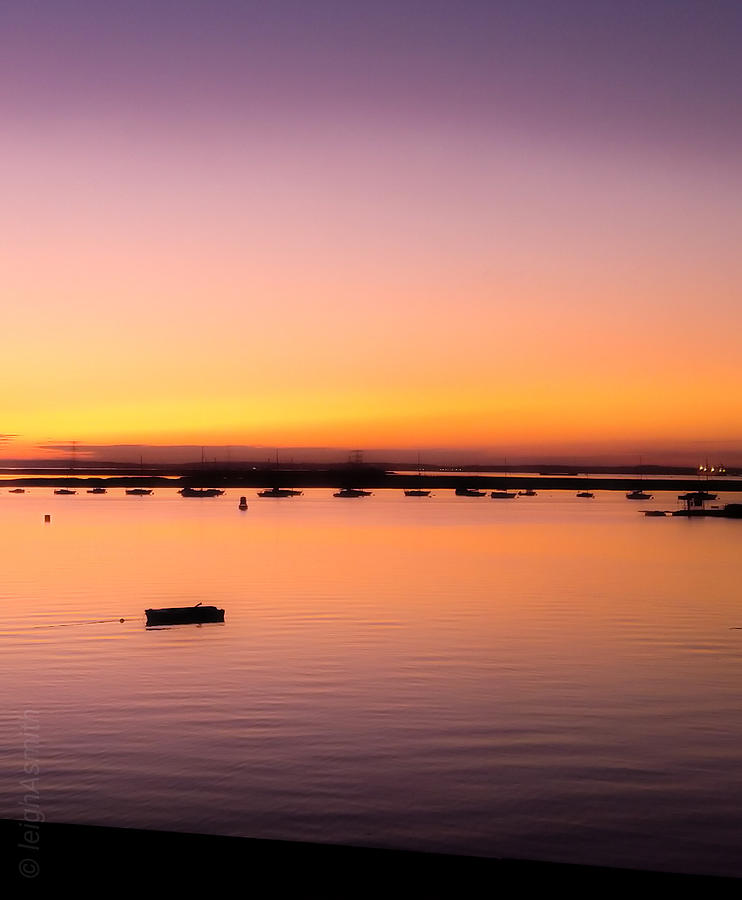 Thames Photograph - Thames Estuary from Queenborough by Leigh Smith Thames Photograph - Thames Estuary from Queenborough by Leigh Smith